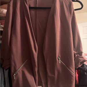 Women's Burgundy Blazer